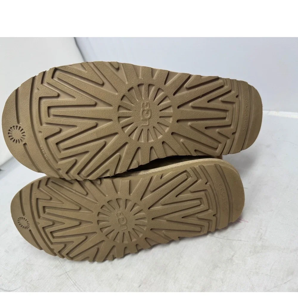 🔥UGG Neumel 🤎🩷🤎Chestnut Suede‎ Lace Up Chukka Boots 3236 Womens 6